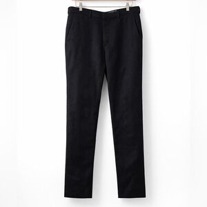 Club Monaco Connor Slim Fit Pants 32x32 Japanese Fabric Navy Micro Dot Trousers